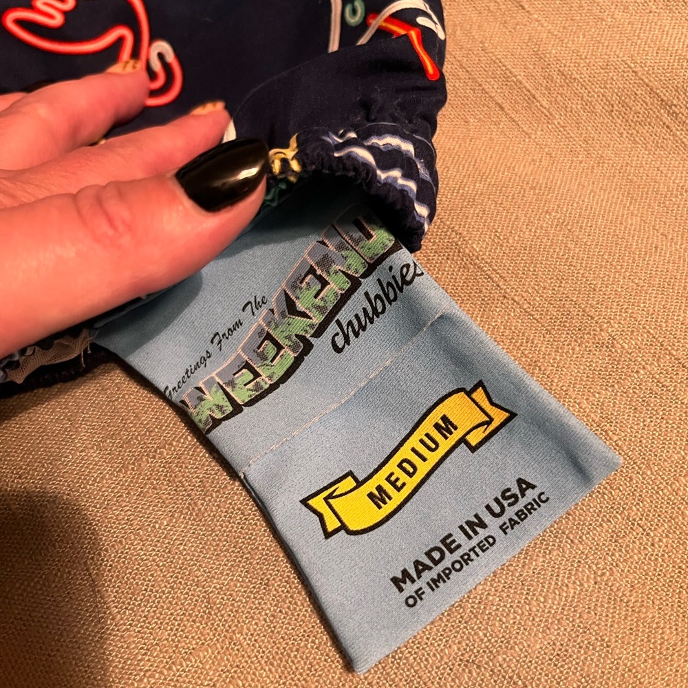 Chubbies Navy Weekend Swim Shorts - Picture 4 of 4